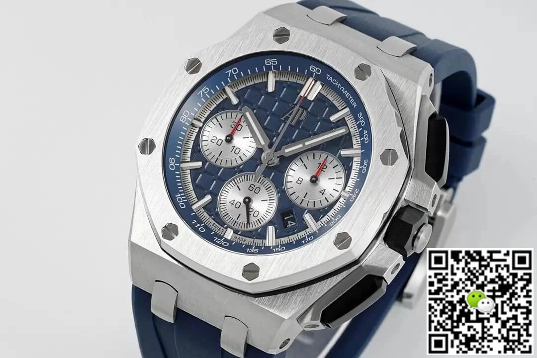 Audemars Piguet Royal Oak Offshore 26420TI.OO.A027CA.01 APF Factory 1:1 Best Edition Replica Watch Blue Strap